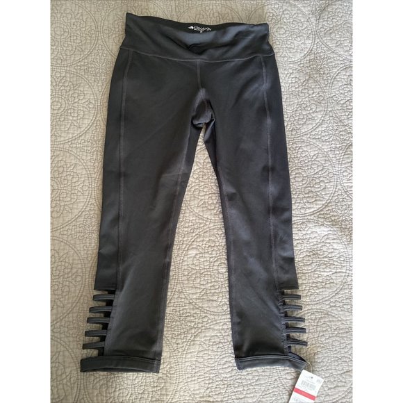 Womens Ideology  Capri Leggings Black Size XS - Picture 2 of 5